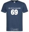 Men's T-Shirt DE PUTA MADRE navy-blue фото