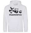 Men`s hoodie USE PROTECTION! sport-grey фото