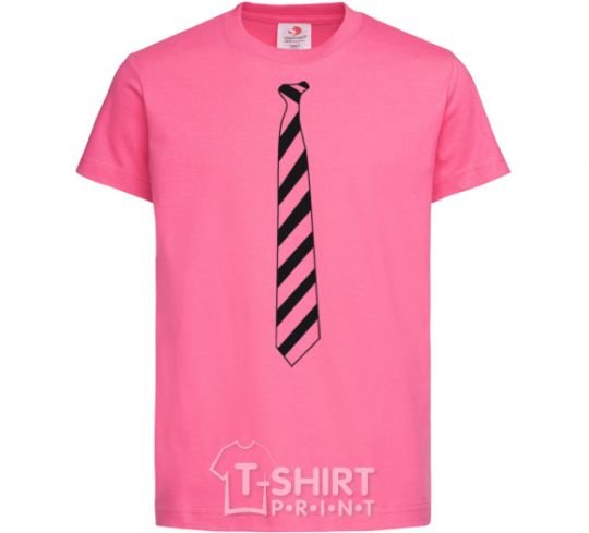 Kids T-shirt Striped tie heliconia фото