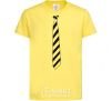 Kids T-shirt Striped tie cornsilk фото