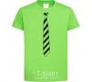 Kids T-shirt Striped tie orchid-green фото