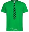 Men's T-Shirt Striped tie kelly-green фото