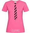 Women's T-shirt Striped tie heliconia фото