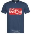 Men's T-Shirt DRAWN LOVE navy-blue фото