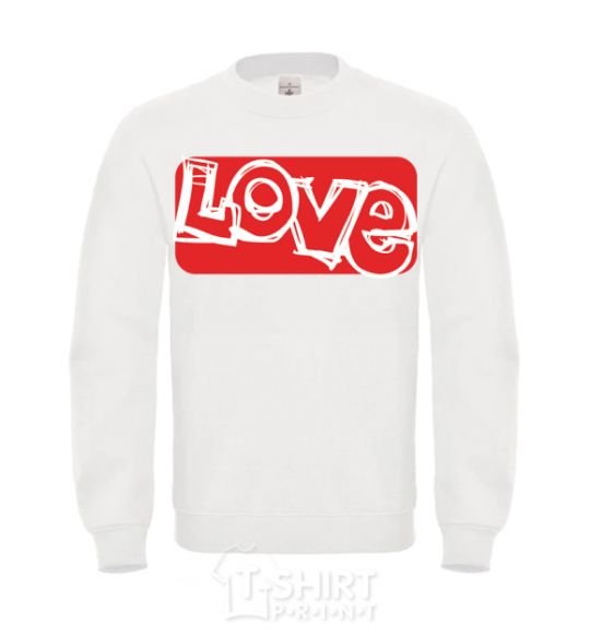 Sweatshirt DRAWN LOVE White фото