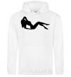 Men`s hoodie GIRL White фото