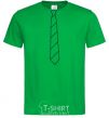 Men's T-Shirt Light striped tie kelly-green фото