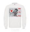 Sweatshirt TEDDY BEAR POSTCARD White фото