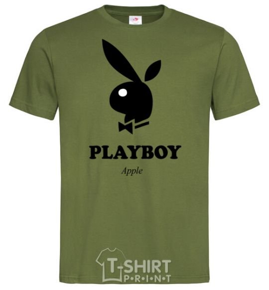 Men's T-Shirt PLAYBOY APPLE millennial-khaki фото