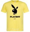 Men's T-Shirt PLAYBOY APPLE cornsilk фото