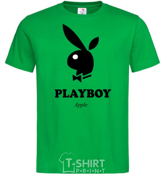 Men's T-Shirt PLAYBOY APPLE kelly-green фото