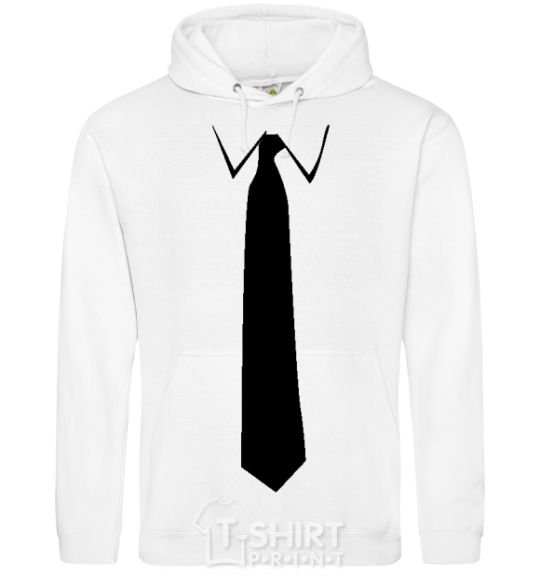Men`s hoodie CLASSIC TIE White фото