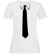 Women's T-shirt CLASSIC TIE White фото
