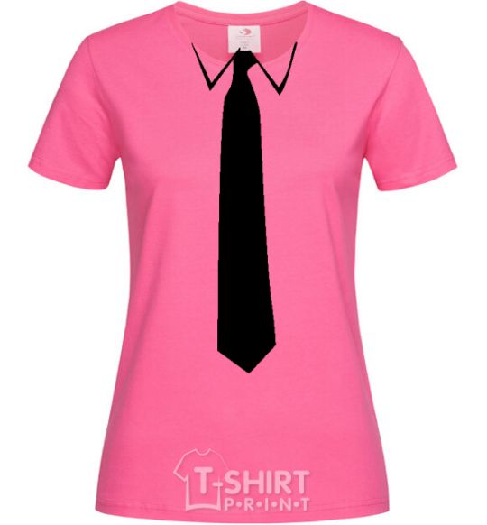 Women's T-shirt CLASSIC TIE heliconia фото