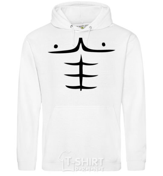 Men`s hoodie BODY RELIEF White фото