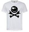 Men's T-Shirt PIRATE Smiley face White фото