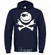 Men`s hoodie PIRATE Smiley face navy-blue фото