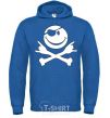 Men`s hoodie PIRATE Smiley face royal фото