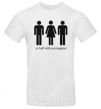 Мужская футболка TO HELL WITH MONOGAMY Белый фото