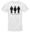 Men's T-Shirt TO HELL WITH MONOGAMY White фото