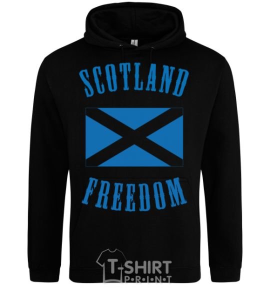 Men`s hoodie SCOTLAND FREEDOM black фото