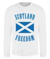 Свитшот SCOTLAND FREEDOM Белый фото