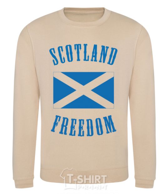 Sweatshirt SCOTLAND FREEDOM sand фото