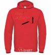 Men`s hoodie I'M LOOKING FOR A WIFE bright-red фото