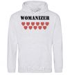 Men`s hoodie WOMANIZER sport-grey фото