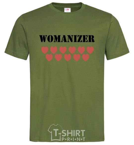 Men's T-Shirt WOMANIZER millennial-khaki фото