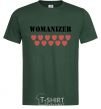 Men's T-Shirt WOMANIZER bottle-green фото