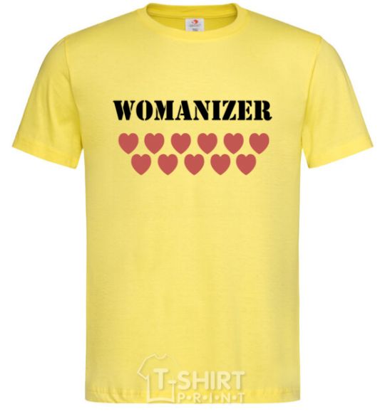 Мужская футболка WOMANIZER Лимонный фото