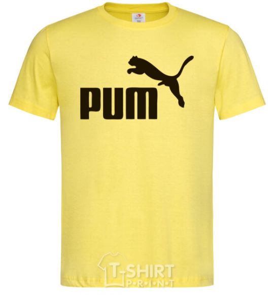 Мужская футболка PUM Лимонный фото