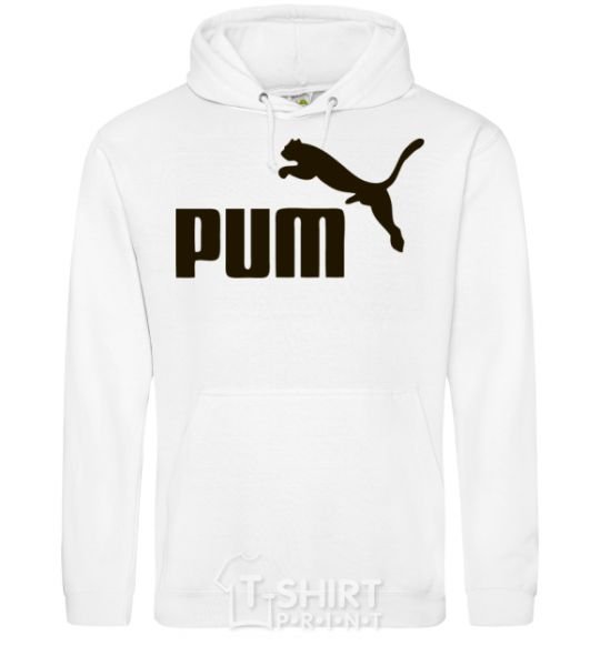 Men`s hoodie PUM White фото