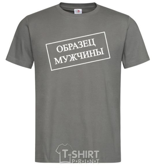 Men's T-Shirt MALE SPECIMEN dark-grey фото