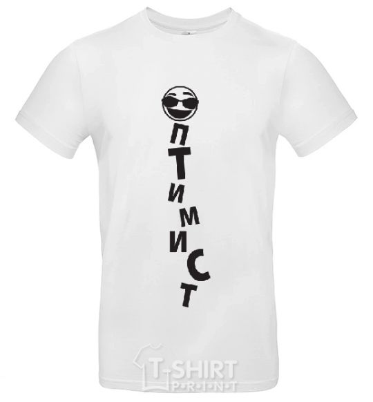 Men's T-Shirt OPTIMIST White фото