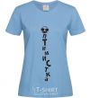 Women's T-shirt OPTIMIST sky-blue фото