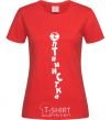 Women's T-shirt OPTIMIST red фото