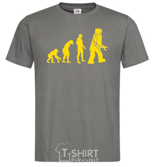 Мужская футболка ROBOT EVOLUTION Графит фото
