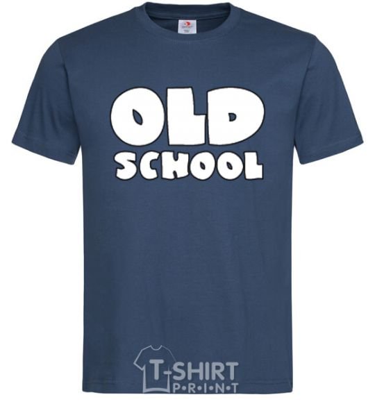 Men's T-Shirt OLD SCHOOL navy-blue фото