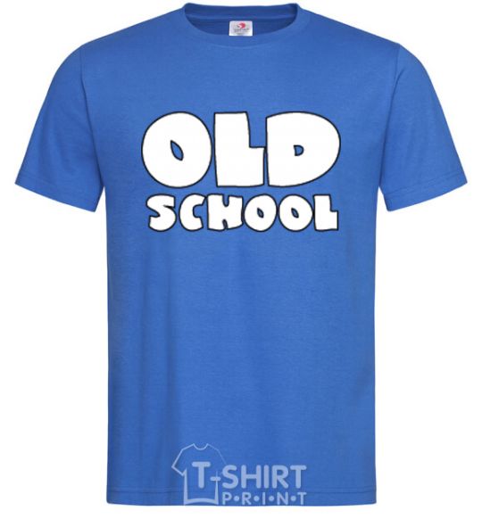 Men's T-Shirt OLD SCHOOL royal-blue фото