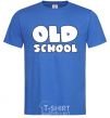 Men's T-Shirt OLD SCHOOL royal-blue фото