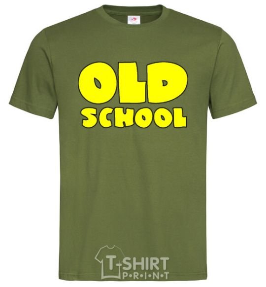 Men's T-Shirt OLD SCHOOL millennial-khaki фото