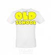 Men's T-Shirt OLD SCHOOL White фото