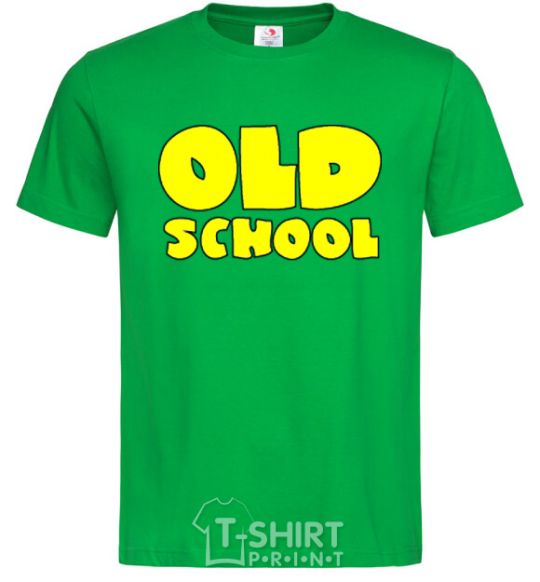 Men's T-Shirt OLD SCHOOL kelly-green фото