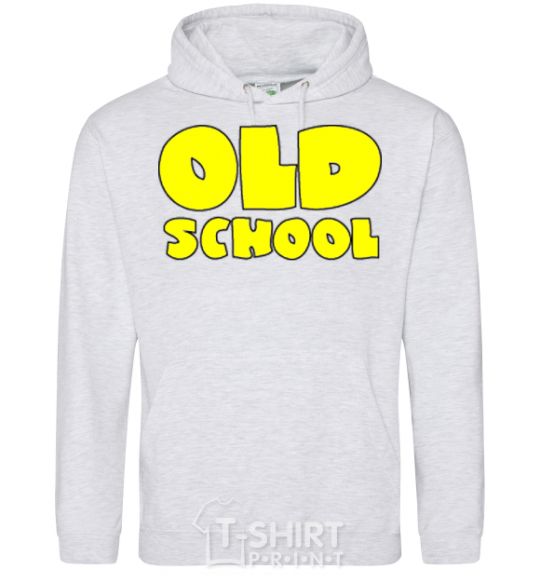 Men`s hoodie OLD SCHOOL sport-grey фото