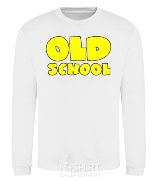 Sweatshirt OLD SCHOOL White фото