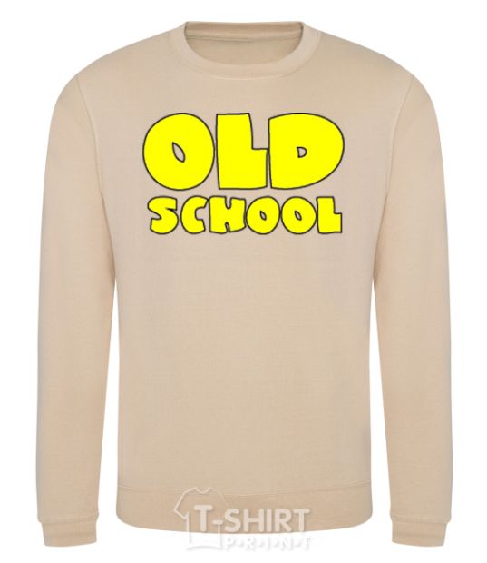 Sweatshirt OLD SCHOOL sand фото