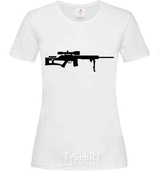 Women's T-shirt SNIPER White фото