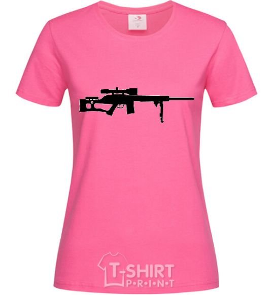 Женская футболка СНАЙПЕР Ярко-розовый фото